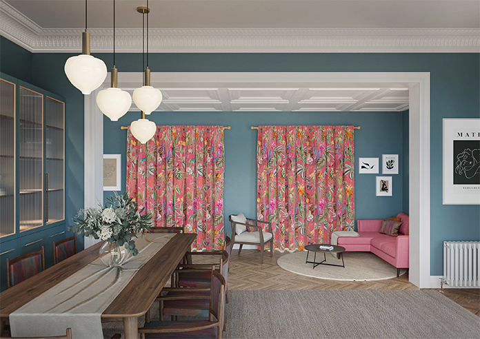 Barbados, Flamingo Pink - Made to Measure Curtain - Image 15